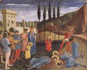 Fra Angelico St Cosmas och S: t Damianus halshugges oil painting artist